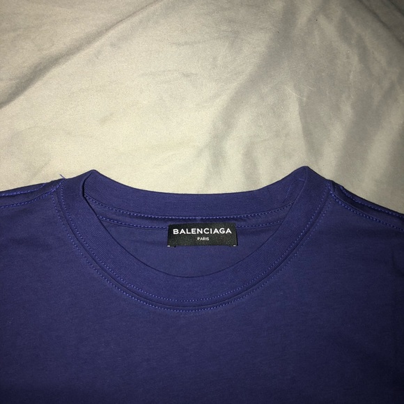 Balenciaga Blue Campaign T-Shirt - Picture 3 of 4